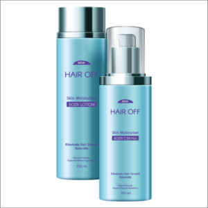HAIR OFF Reduces Hair Regrowth