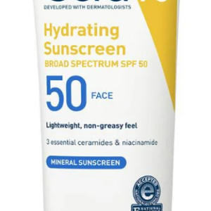 Hydrating Mineral Sunscreen SPF 50 Face Lotion